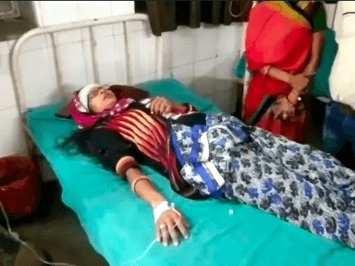 बहादुरपुर में पुल से गिरकर 60 वर्षीय महिला हुई घायल, रेफर